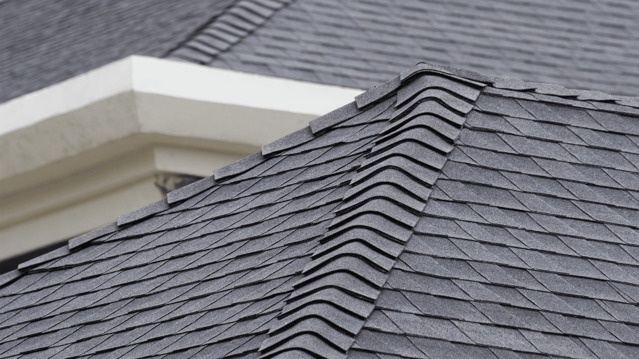 What are ridge caps on a roof