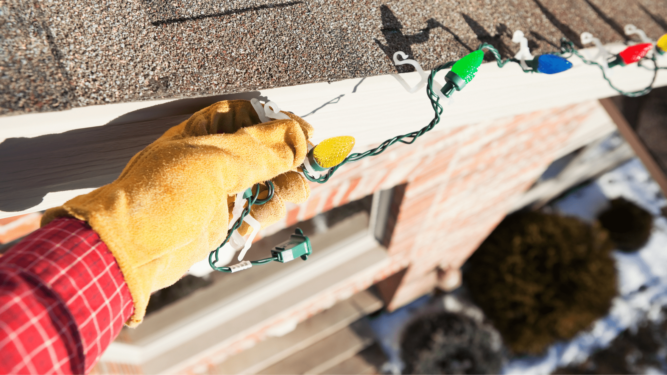 How To Hang Your Christmas Lights Without Damaging Your Roof